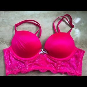 LIKE NEW! 34A Victorias Secret Push Up Corset Bra